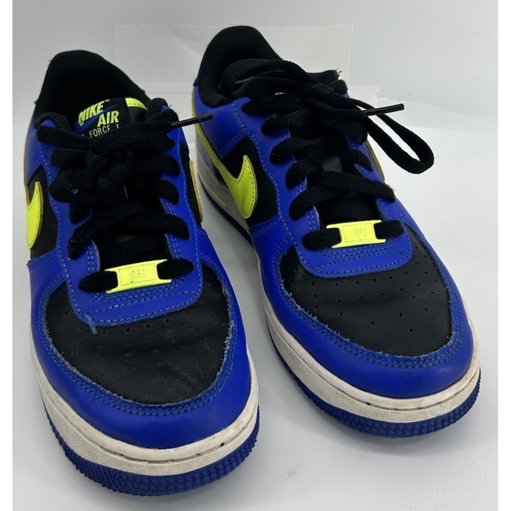 Nike Air Force 1 LV8 Low Racer Blue Volt FD0302-400 Sneakers Youth 5.5 - Picture 2 of 5